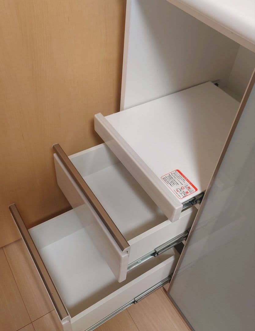 キッチンキャビネット　食器棚　Nポスティア　ホワイト