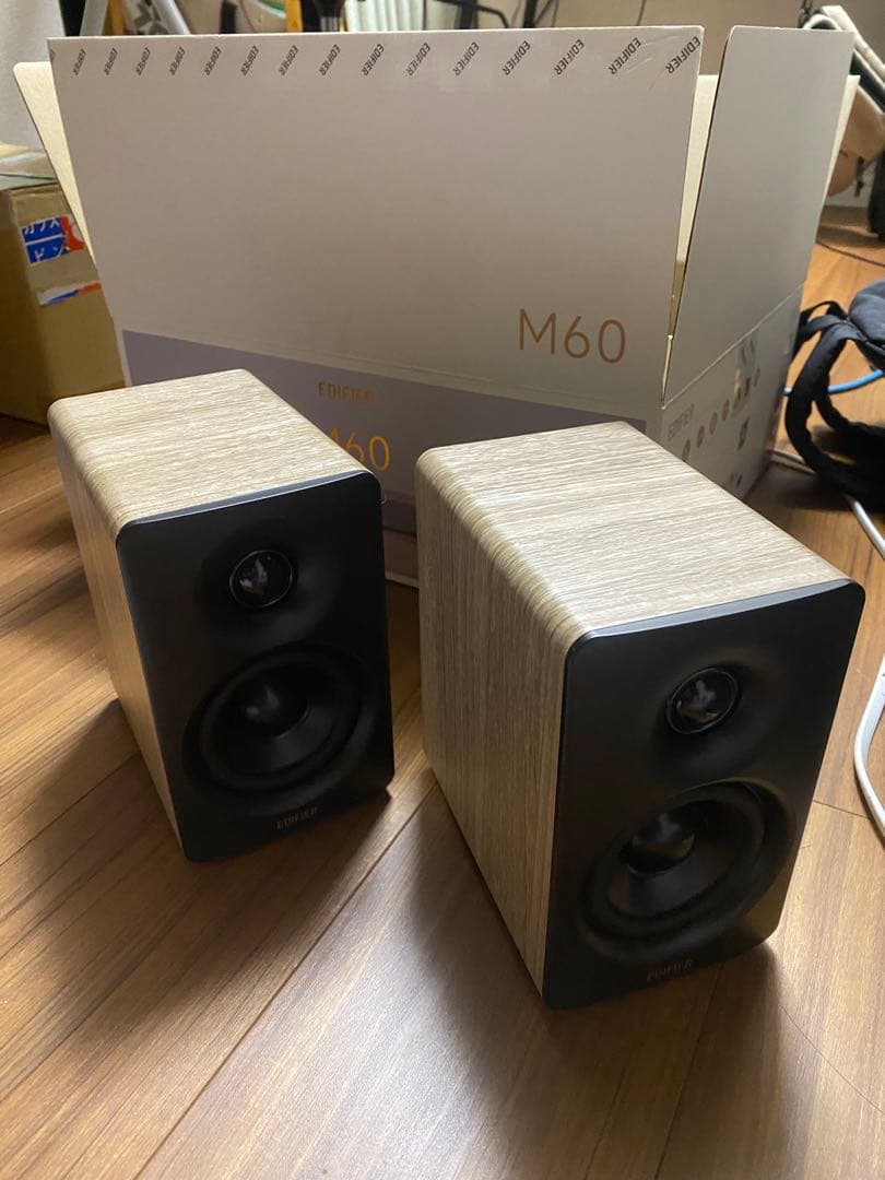 Edifier M60 マルチメディアスピーカー 66W ブラウン