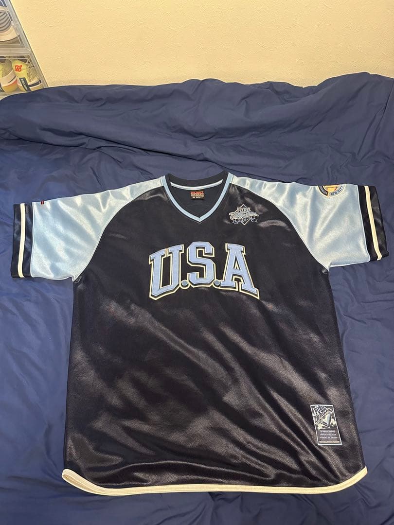 FUBU ゲームシャツ3Xサイズ 黒/水色