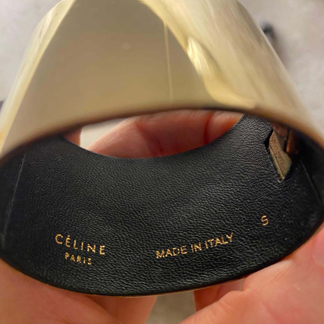 CELINE バングル　ゴールド size S