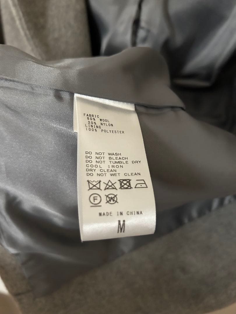 【ジャーナルスタンダード】フード付きウールコート Mサイズ