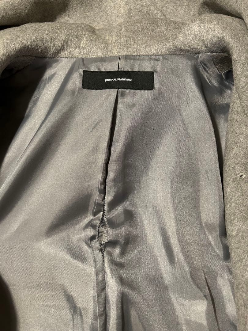 【ジャーナルスタンダード】フード付きウールコート Mサイズ