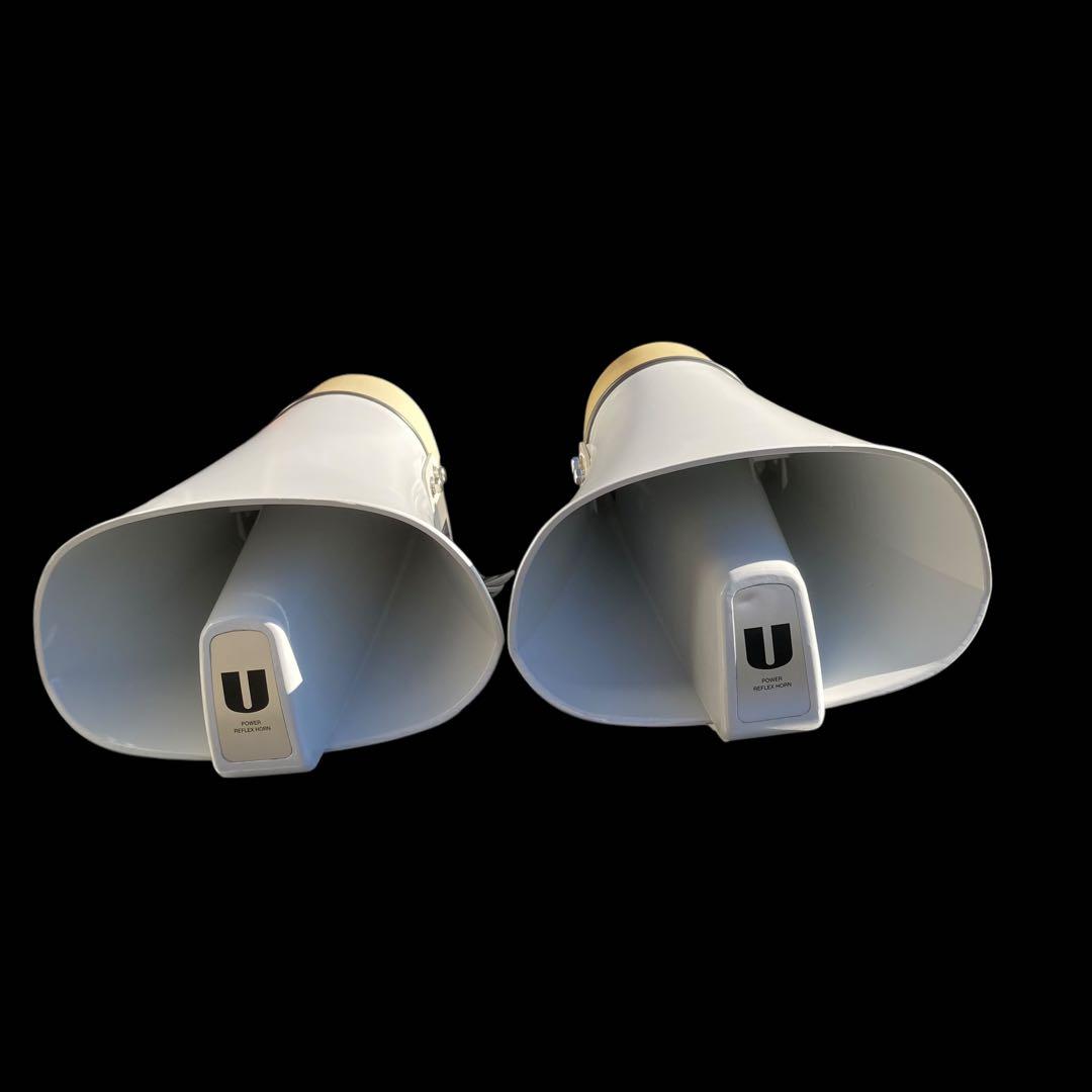 UNI-PEX H-431 選挙カー　車載用　スピーカー　2台セット　コード付①