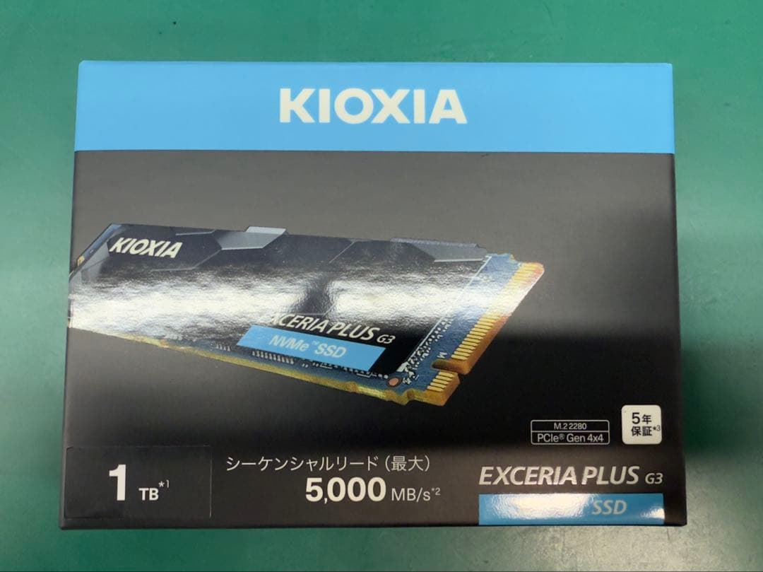 【新品】KIOXIA G3 1TB NVMe SSD