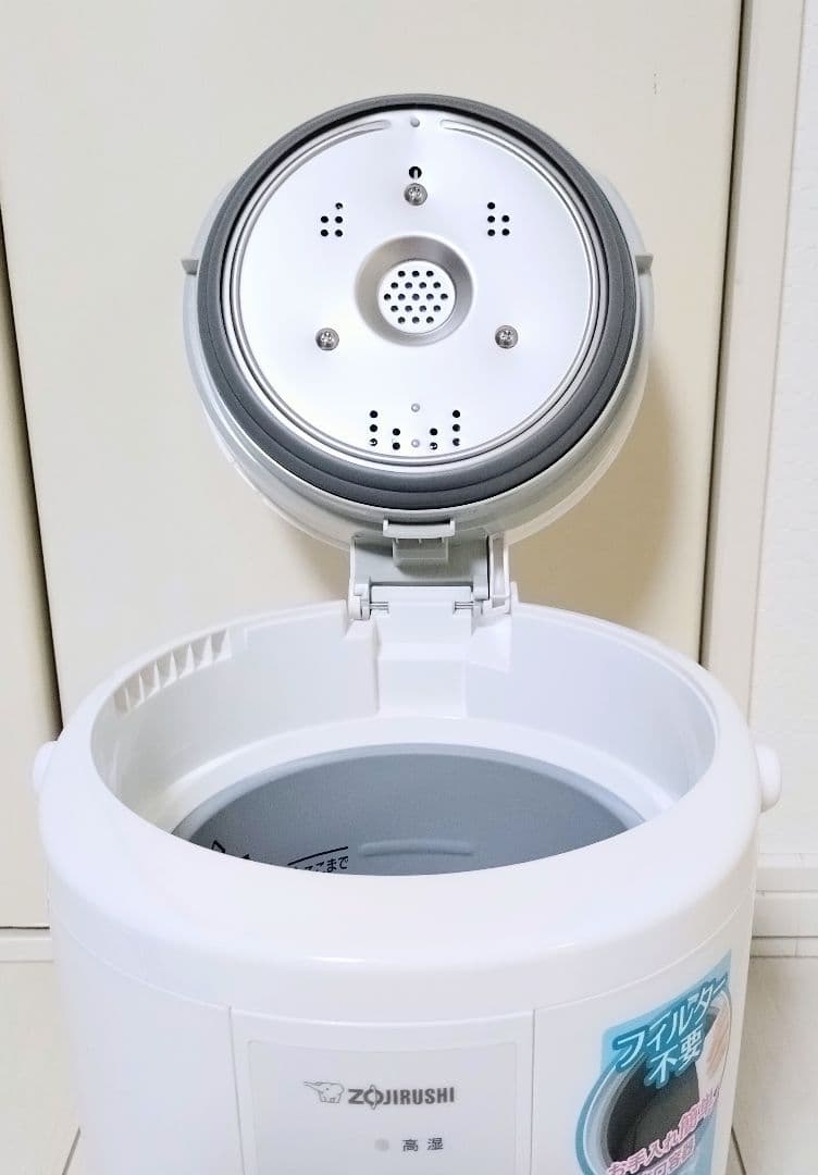 超美品 2022年製 象印スチーム式加湿器 EE-RR35-WA 洗浄クエン酸付