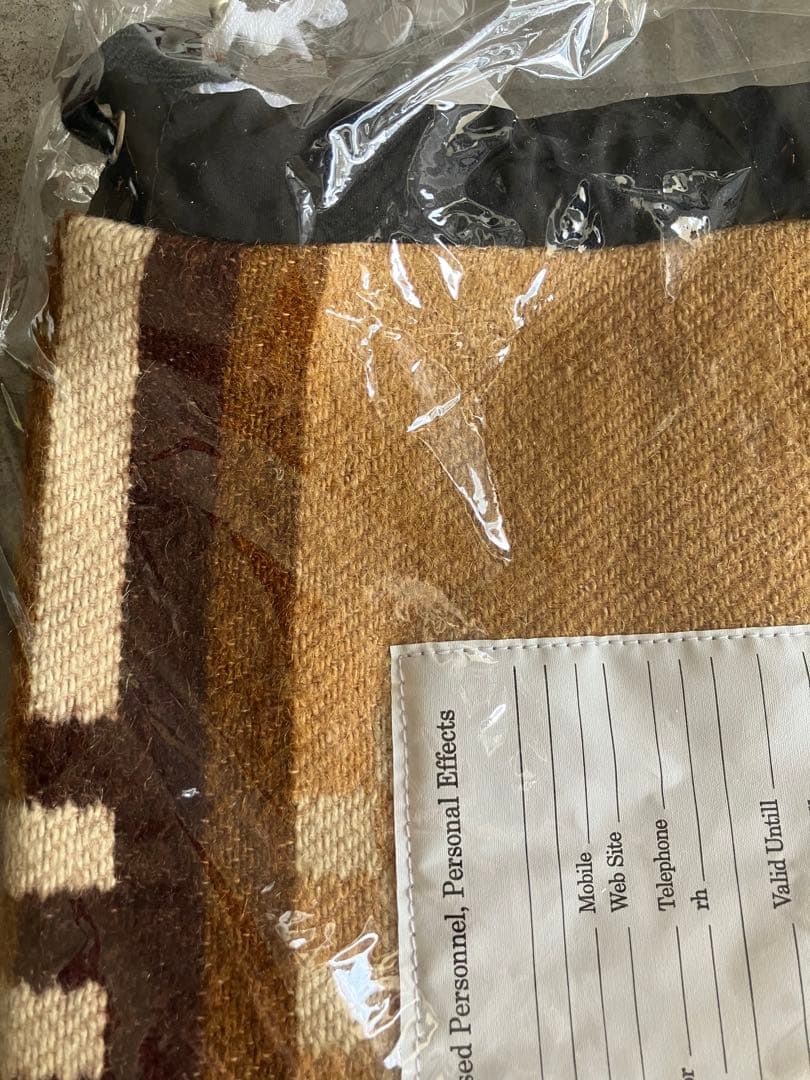 ソロイスト soloist 新品　限定　ブランケット　巾着　ポーチ