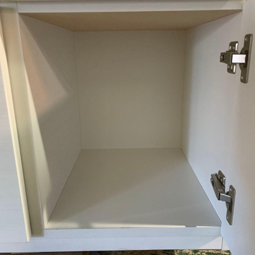 G908\" ニトリ ソレル140KB WH キッチンボード レンジボード 食器棚