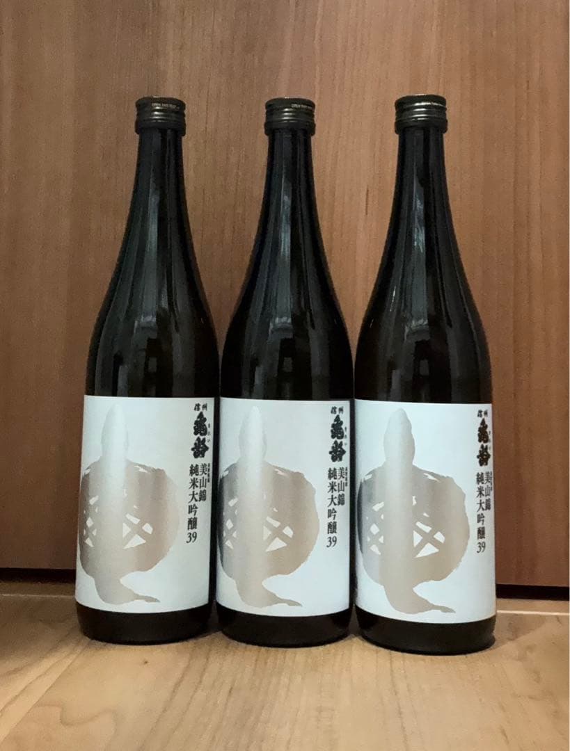 信州亀齢　美山錦　純米大吟醸　銀亀　720ml3本セット　2026年1月製造