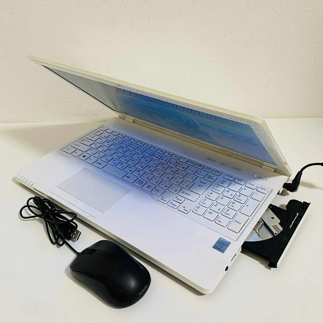 Y85 FujitsuノートパソコンSSD高速 Windows11オフィス付き