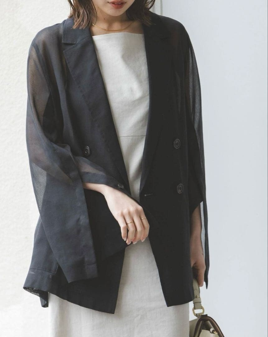 ノーブル スリットスリーブシアージャケット