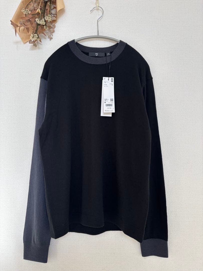 未使用品J ユニクロ ジルサンダー カシミヤ クルーネックセーター UNIQLO