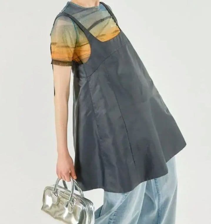 新品♥MAISON SPECIAL　Aラインミニチュニック　グレー