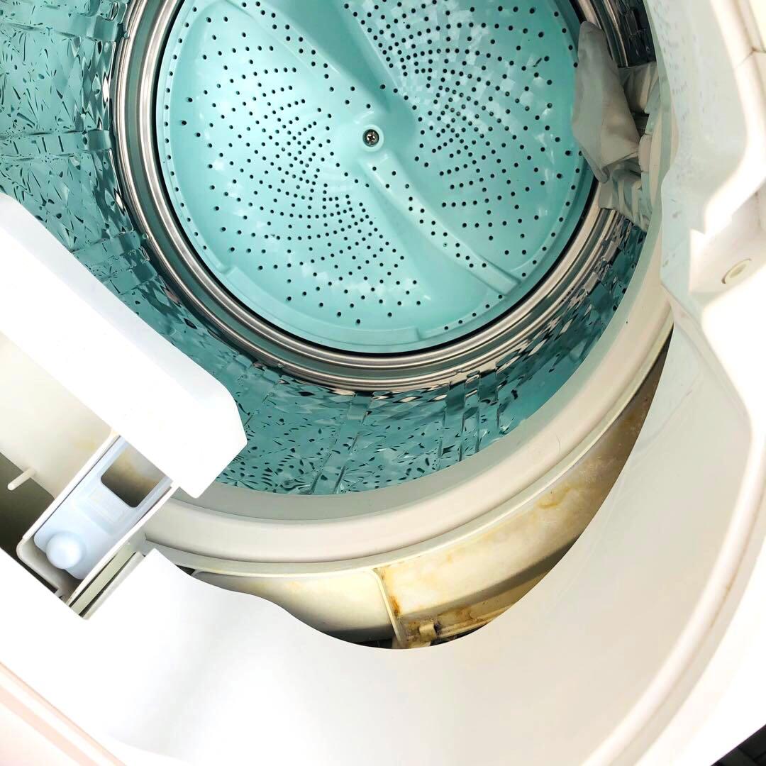 SHARP 全自動電気洗濯機 ES-GV80R-P 2015年製　掃除済み￼