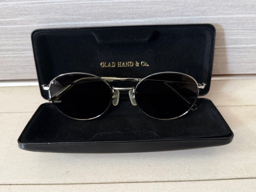 GLAD HAND 石井浩二 JAMES-GLASSES ラウンド サングラス