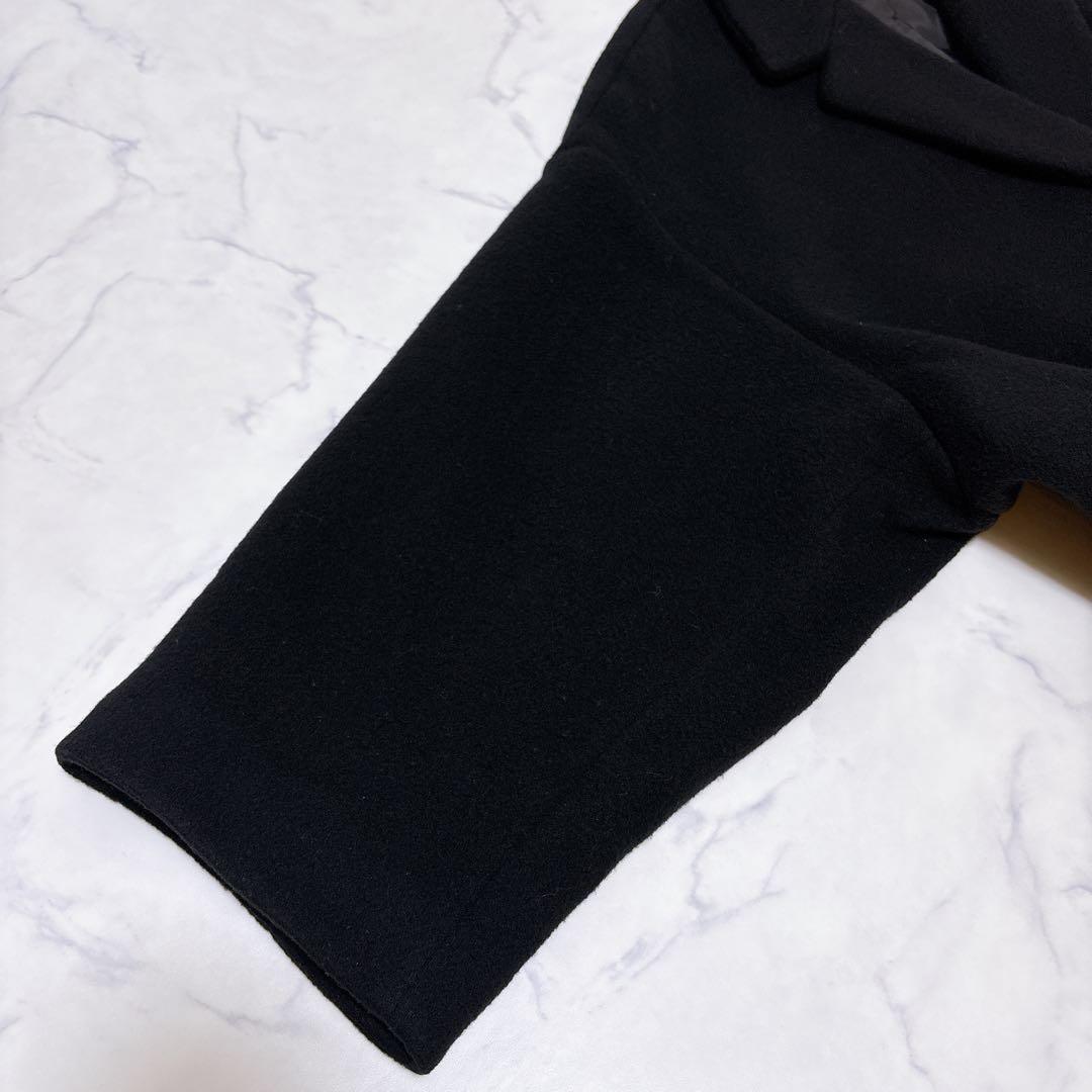 【美品】24AW YOKOCHAN ヨーコチャン バックパール コート ブラック