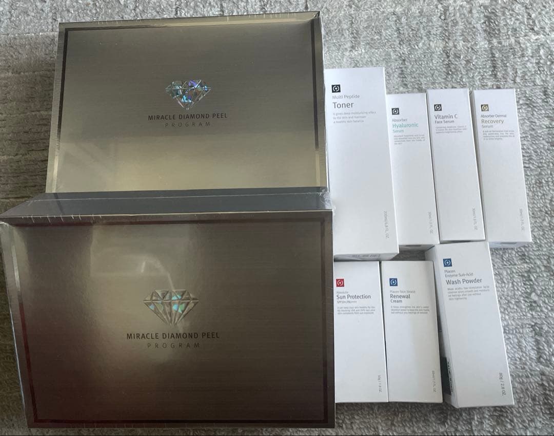 韓国ルネセル ダイヤモンドピールプログラム 2箱、化粧品 9点（正規品）