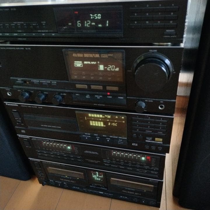 レア パナソニック CD、ラジオ、アンプ、カセットデッキ