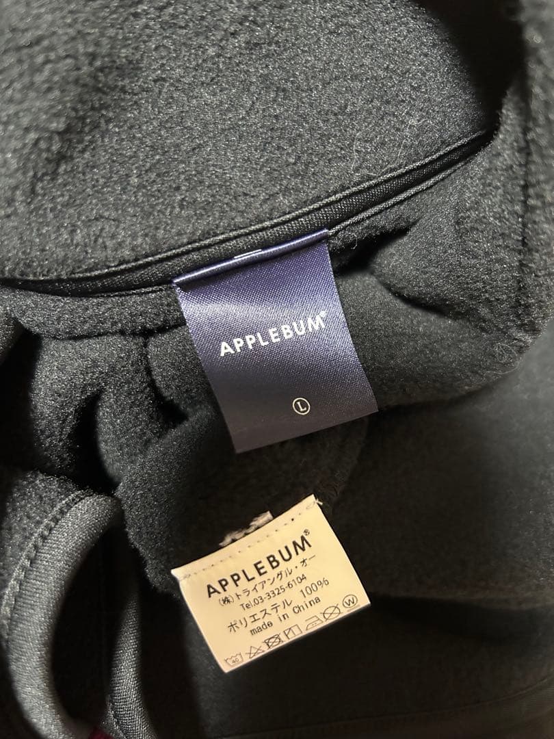 APPLEBUM フリースベスト 黒