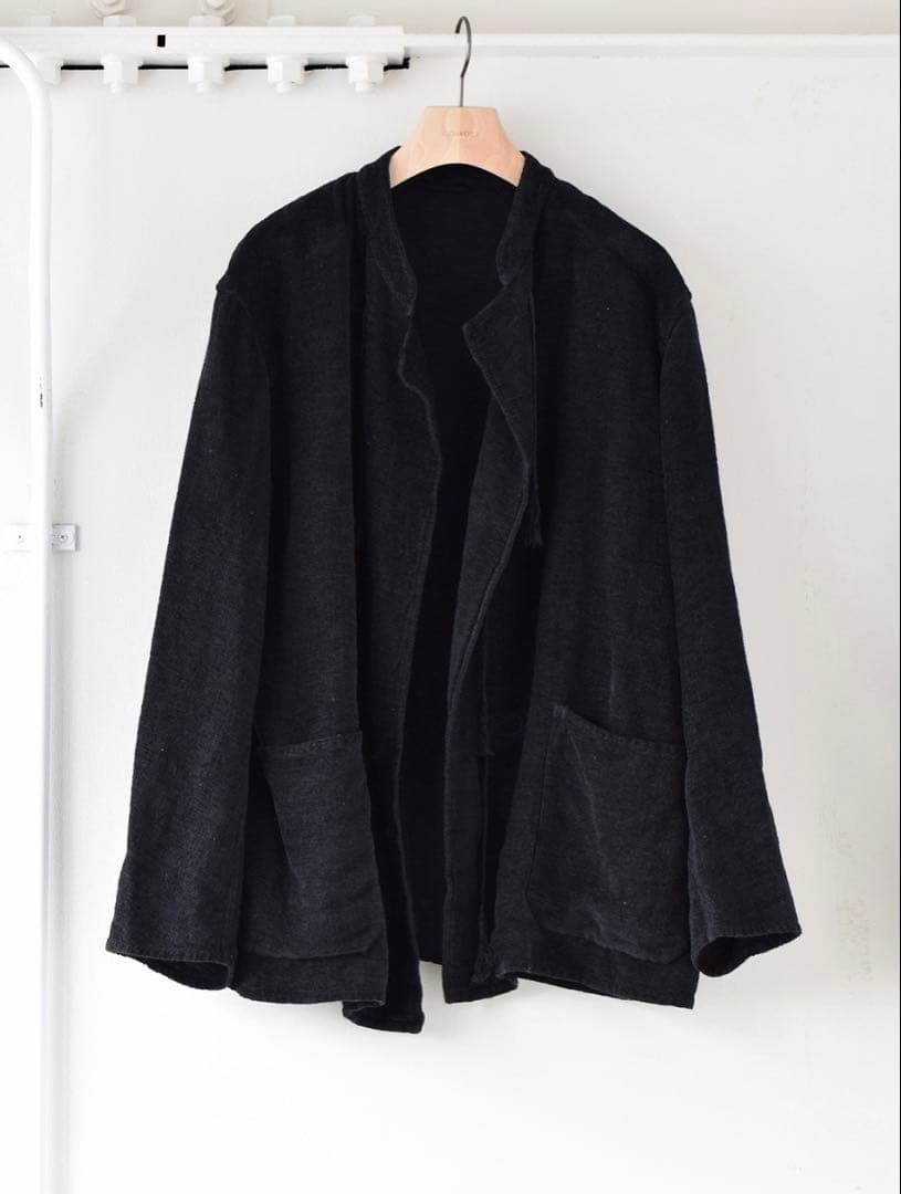 【希少品】comoli リネンモール スタンドカラージャケット サイズ 1