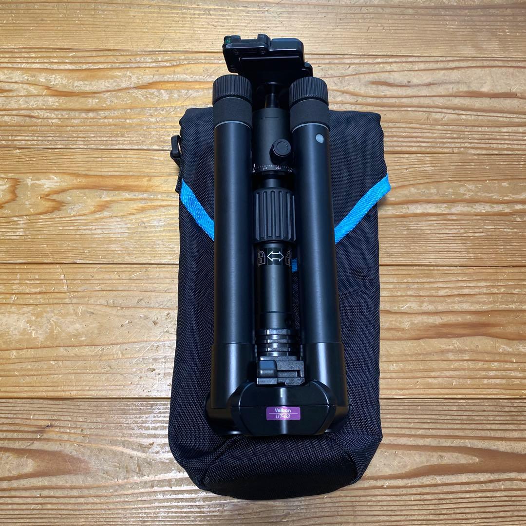 Velbon（ベルボン） 小型トラベル三脚 UT-63／自由雲台：QHD-S6Q