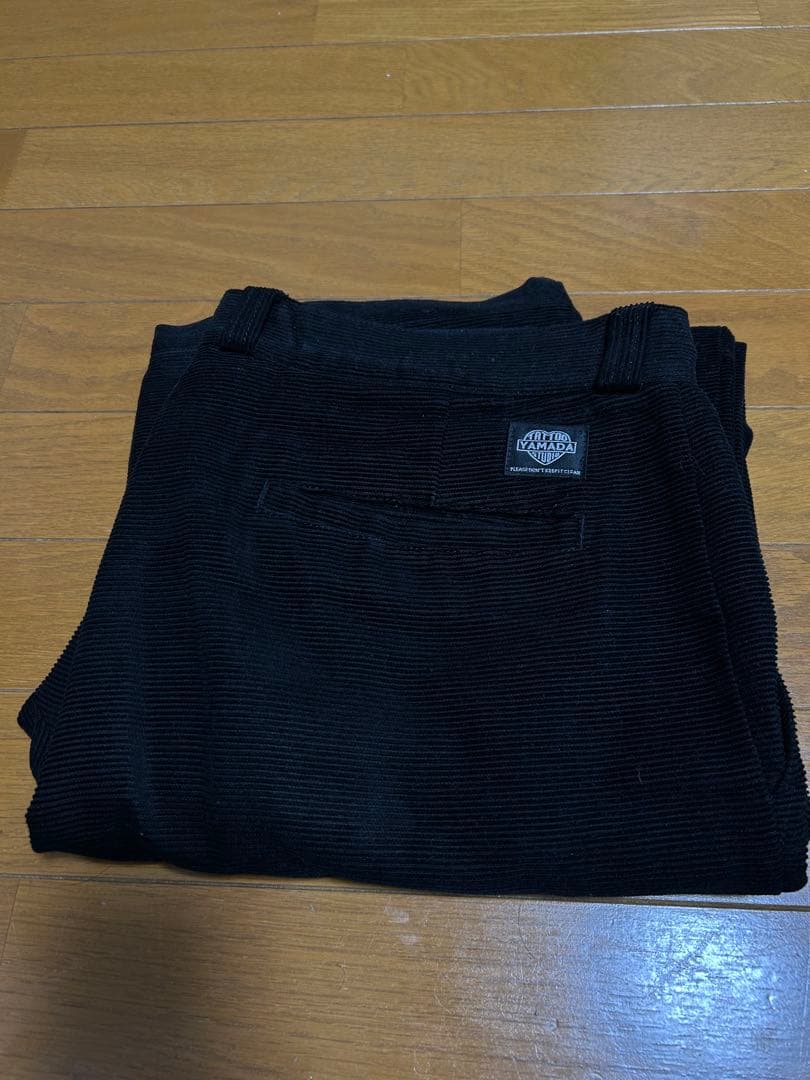 tatoo studio yamada コーデュロイパンツ　ブラックMサイズ