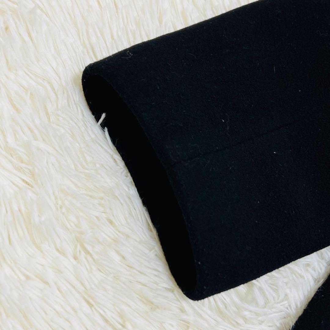 近年　ジャーナルスタンダード スーパー140モッサフードコート ウール 黒