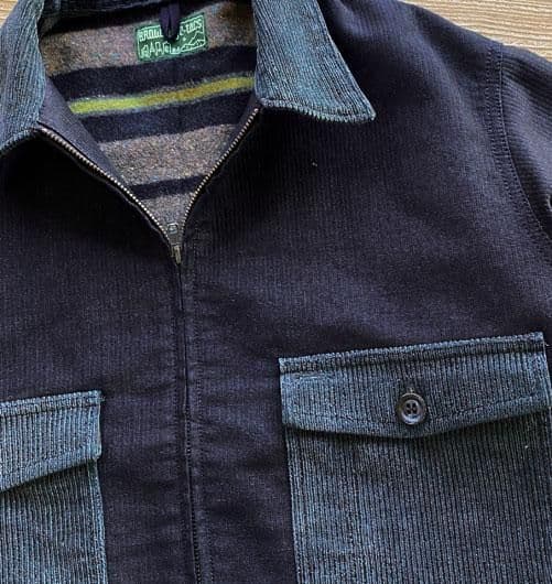 BROWN by 2-tacs インディゴ バトル ジャケット