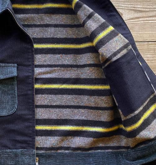 BROWN by 2-tacs インディゴ バトル ジャケット