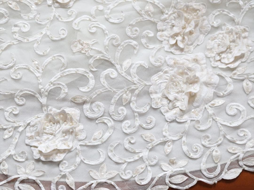 595グレースGRACEワンショルダー高級ウェディングドレス7号9号11号S～M