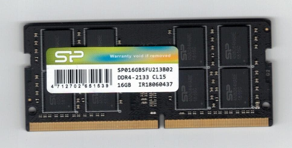 h*i様 ノートパソコン用　SP DDR4-2133 CL15 16GB メモリ