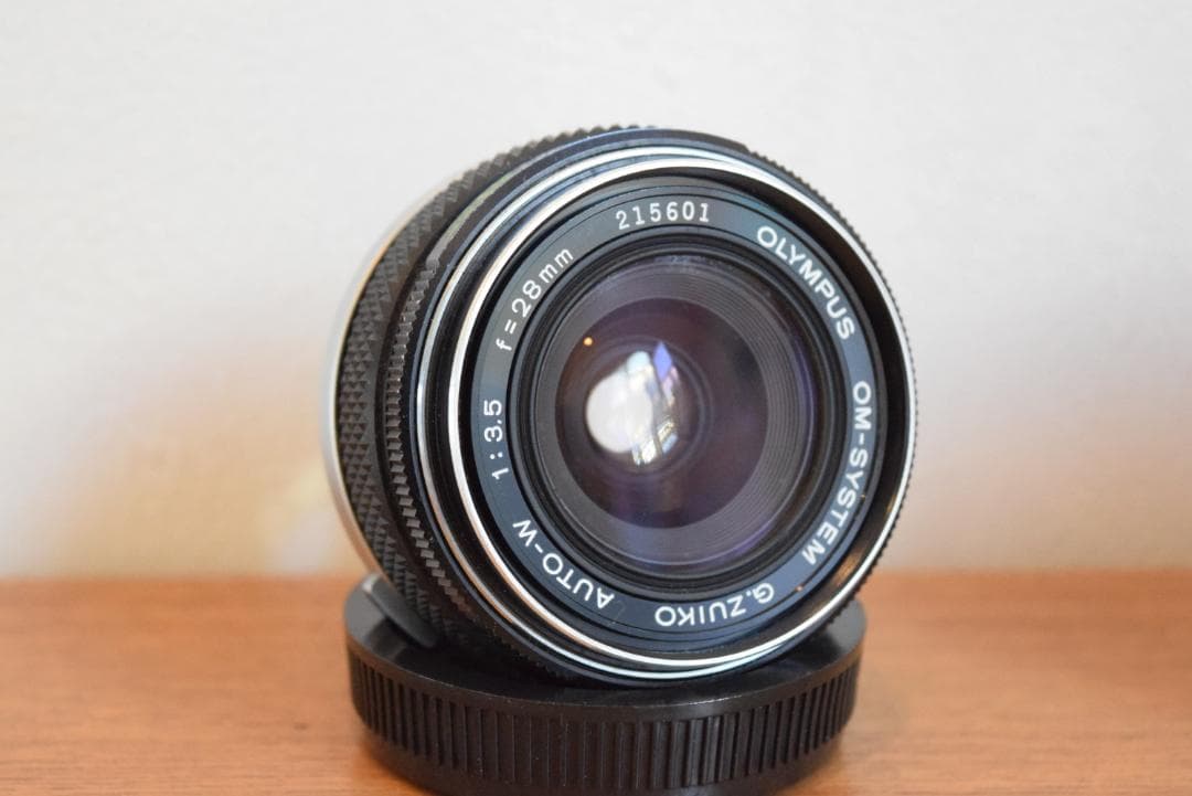 ②プリズム交換済 OM-1 28mm 広角レンズ OLYMPUS オリンパス