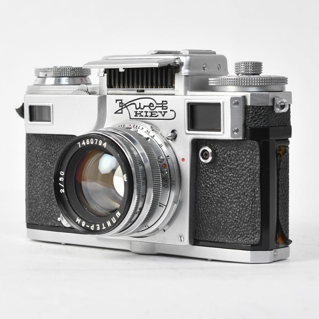 レンジファインダー フィルムカメラ キエフ4 ジュピター50mm付属【良品】