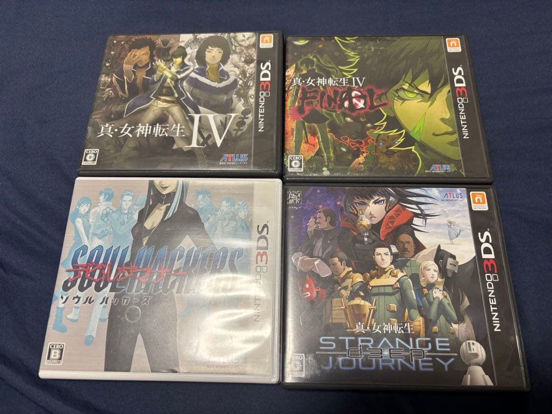 3ds ソフト 4本セット 女神転生シリーズ・ソウルハッカーズ