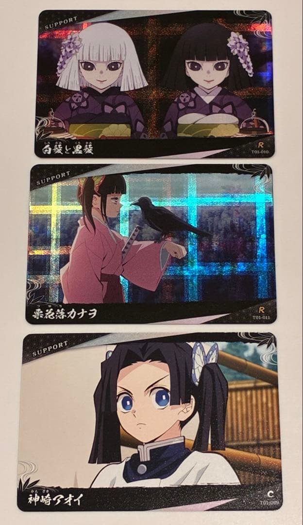 鬼滅の刃 日輪バトルスラッシュロケテスト　白髪と黒髪　神崎アオイ　栗花落カナヲ