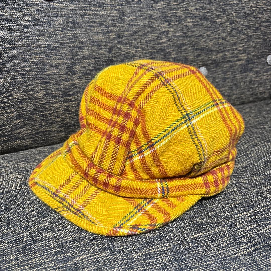 KAPITAL キャスケット　キャップ　帽子　チェック