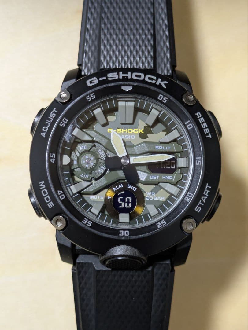カシオ　G-SHOCK　GA-2000　ユーズド