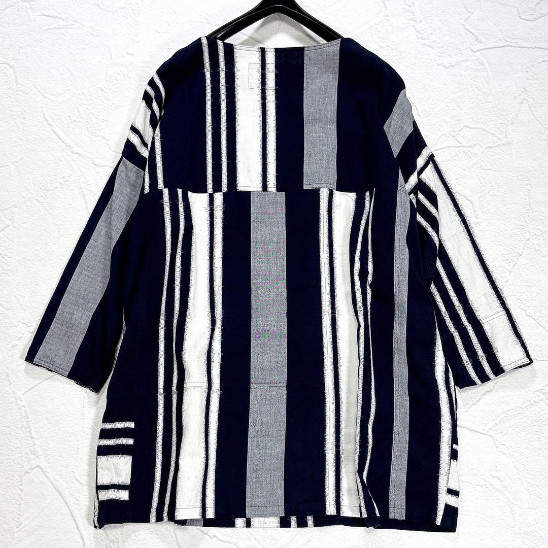 ✨美品✨KURUMI 久留米絣　チュニック　ワンピース　ギエモン　近年　コットン