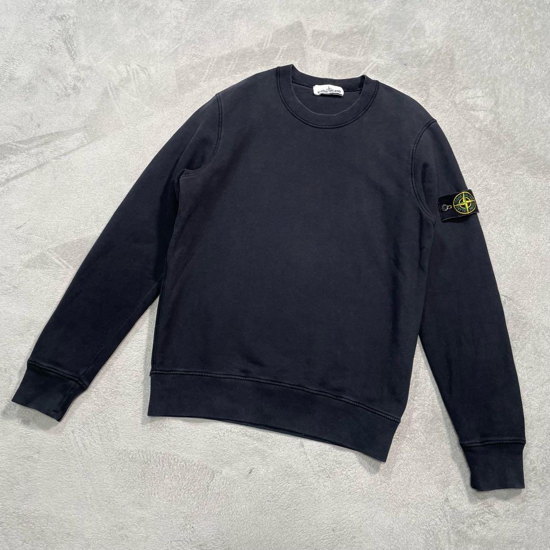 ストーンアイランド　スウェットトレーナー　ブラック　S