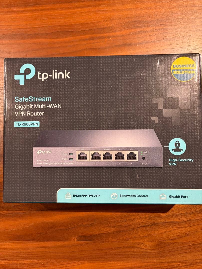 【tp-link】ギガビット マルチWAN VPNルーター