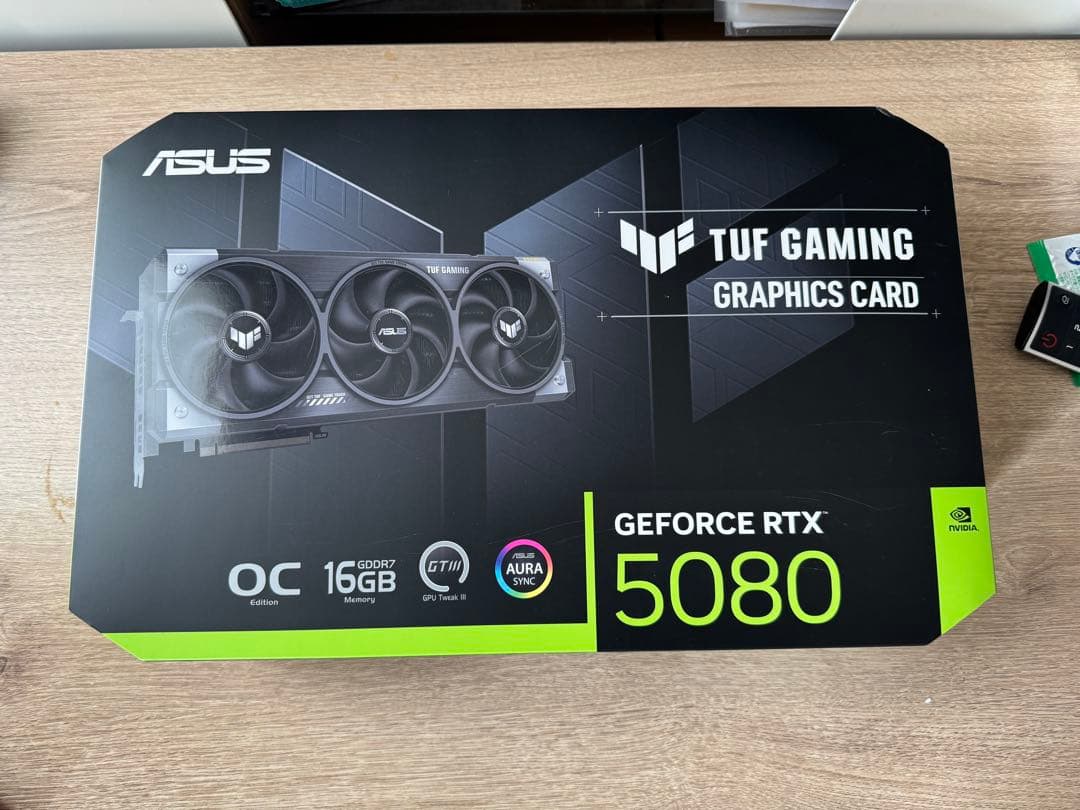 ASUS TUF GAMING RTX5080 OC 新品未使用