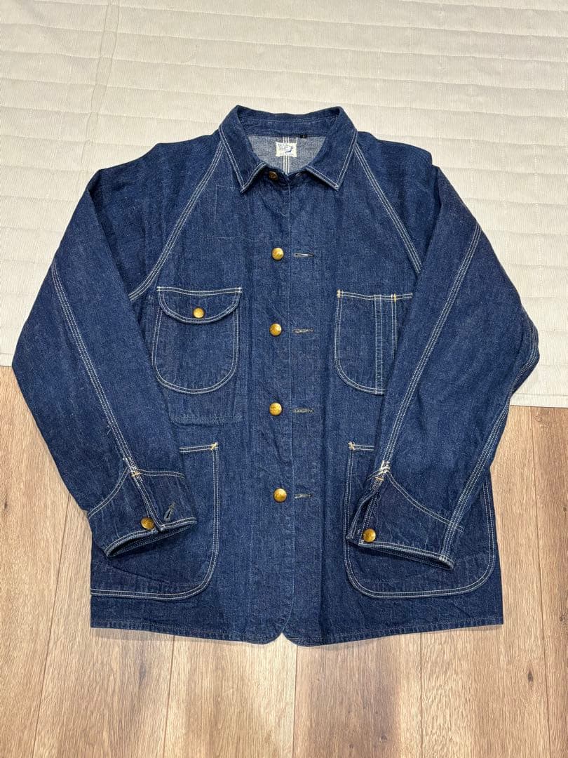 orSlow オアスロウ　1950's デニムカバーオール 金ボタン サイズ1
