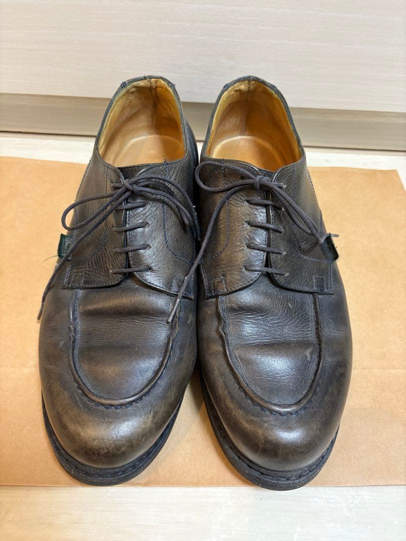 パラブーツ シャンボード ネイビー 8ハーフ ジャンク