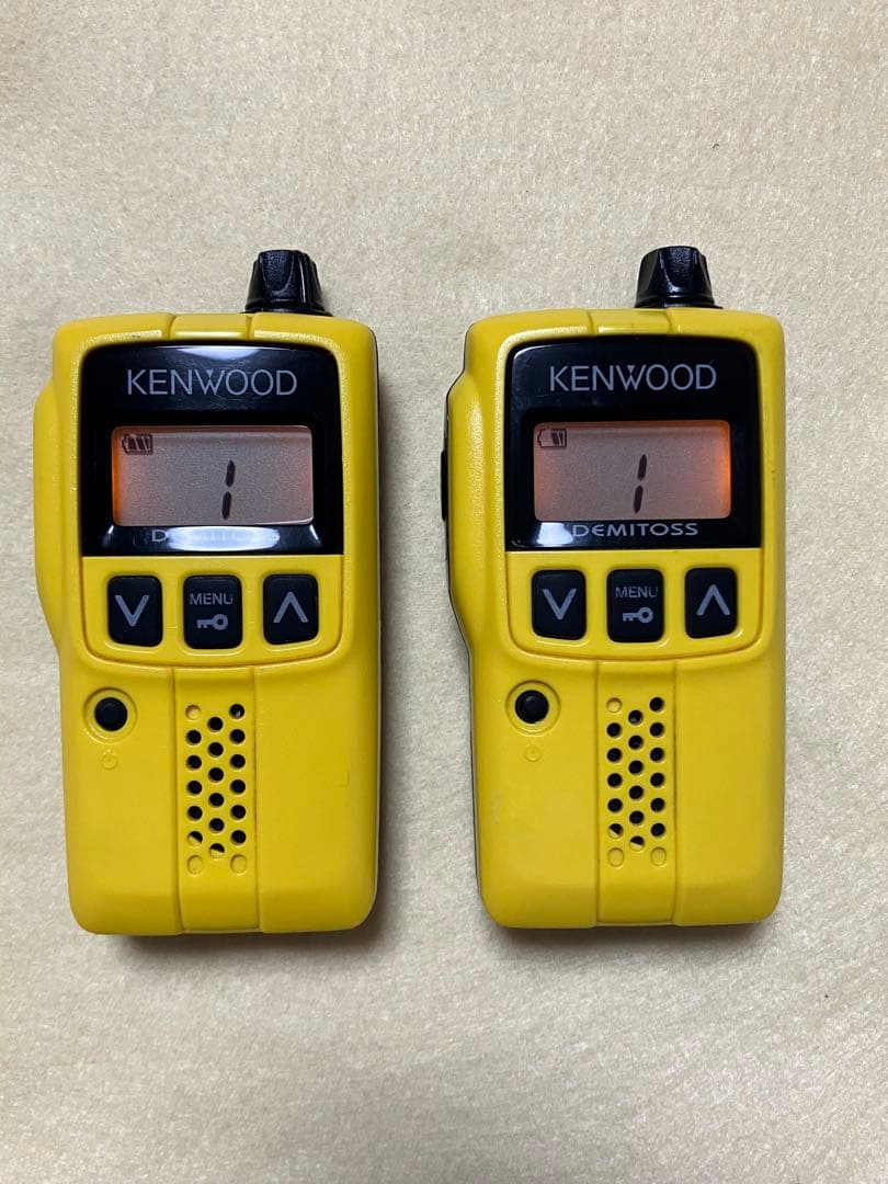 正常動作品 KENWOOD トランシーバー UBZ-EA20R x2台 本体のみ
