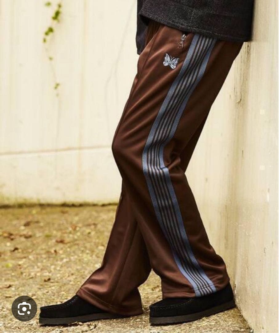 NEEDLES トラックパンツ ブラウン ストレート