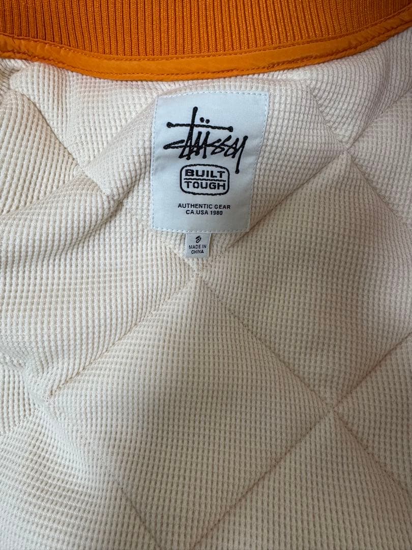 Stussy BUILT TOUGH オレンジベスト