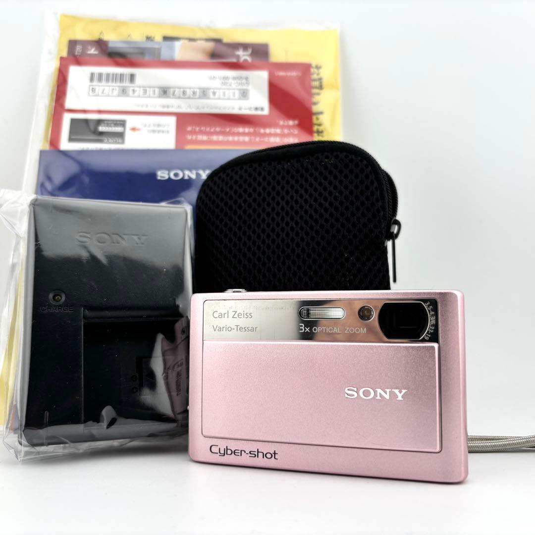 【完動品】希少ピンク　SONY DSC-T20 動作保証　ソニー