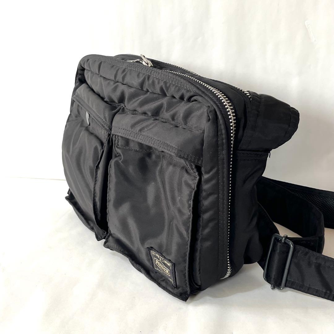 【美品】PORTER ブラック ショルダーバッグ