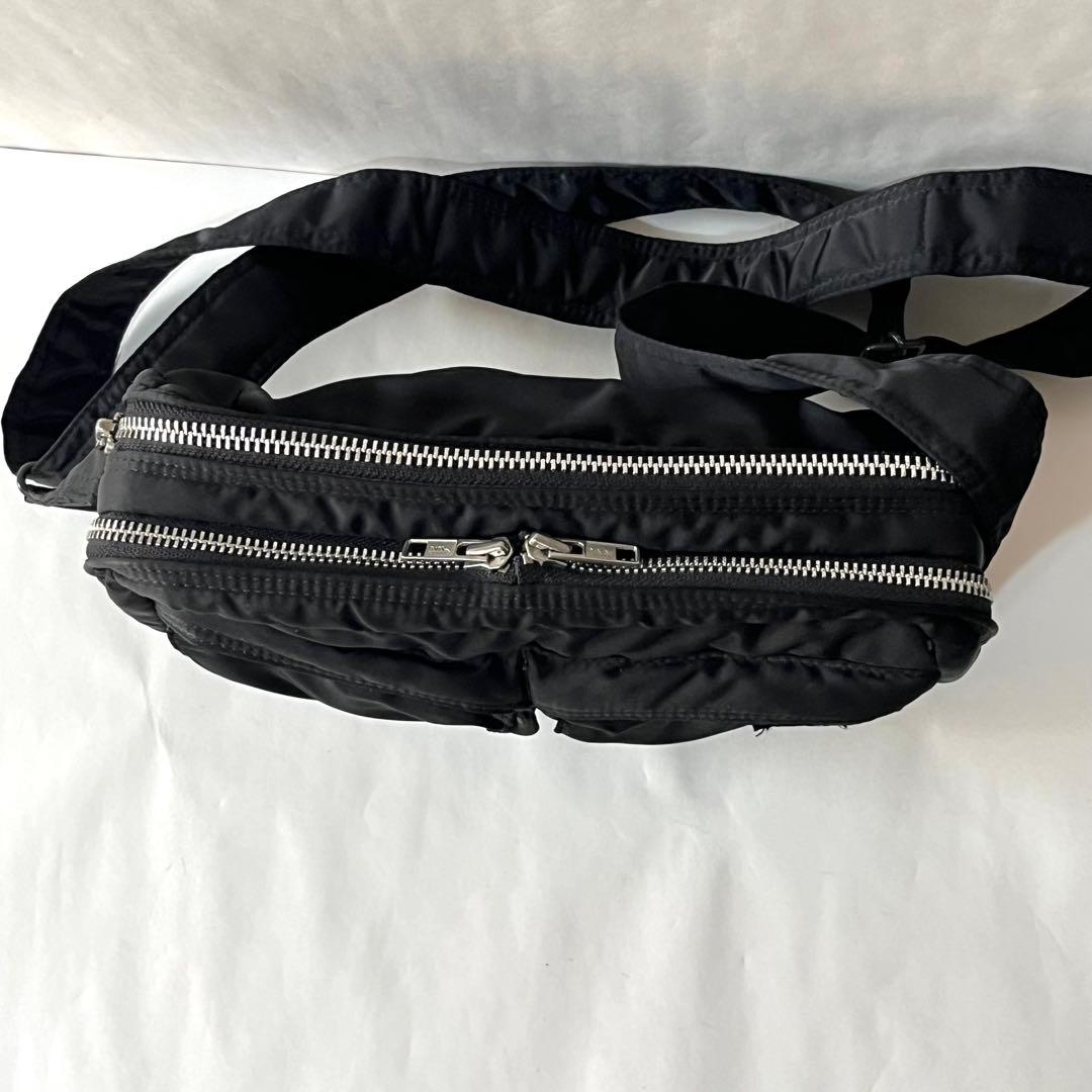 【美品】PORTER ブラック ショルダーバッグ