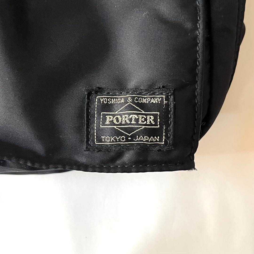 【美品】PORTER ブラック ショルダーバッグ