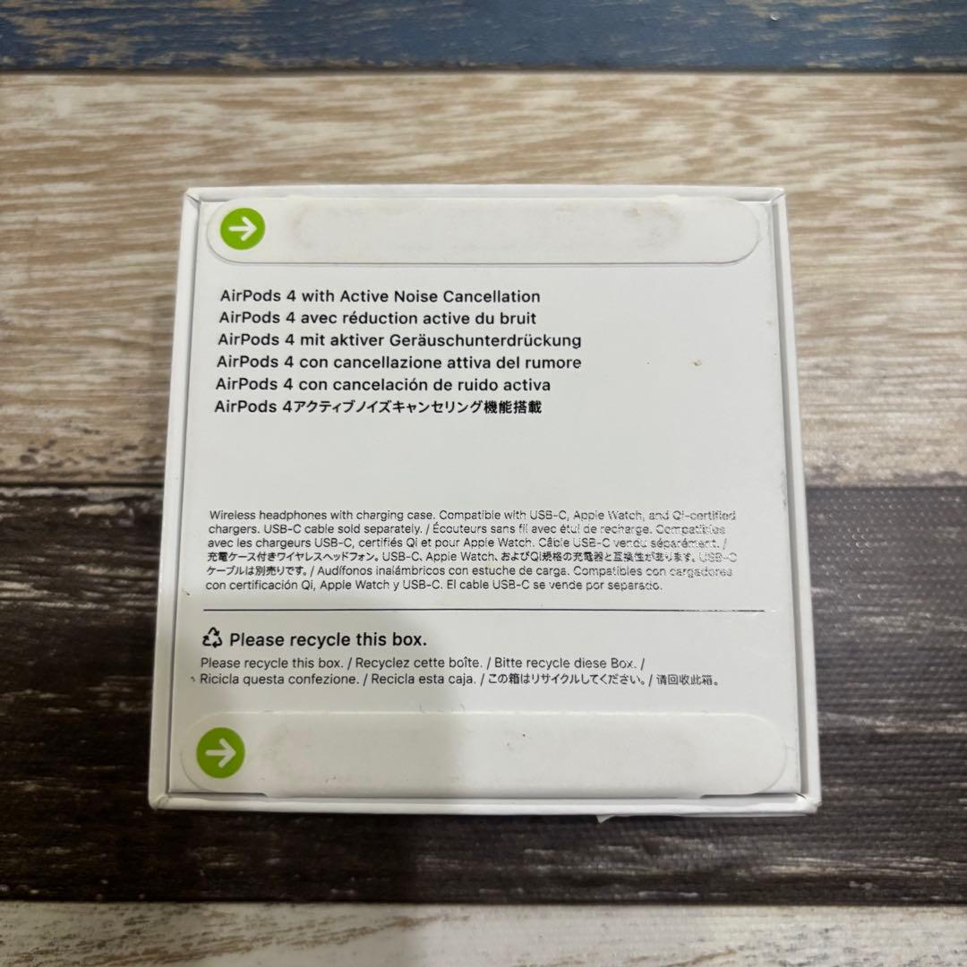 AirPods4 アクティブノイズキャンセリング機能搭載モデル